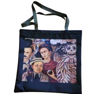 NEW Frida Kahlo Zip Tote 16x16 Good For Travel Water Repellant